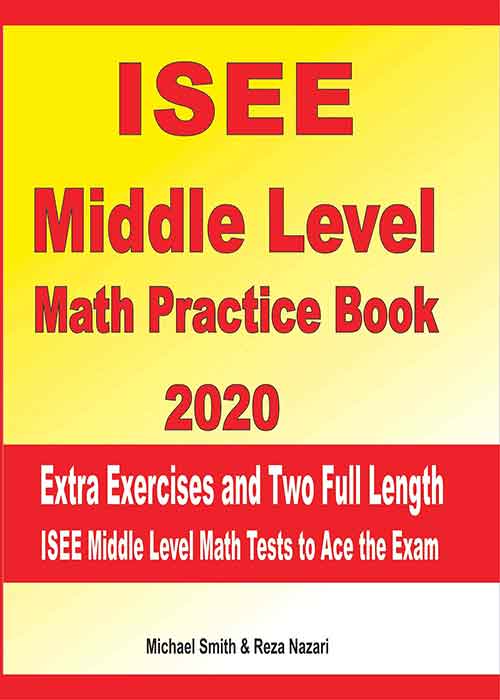 ISEE Middle Math Practice Test