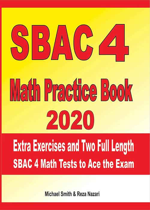 SBAC 4 Math Practice Test