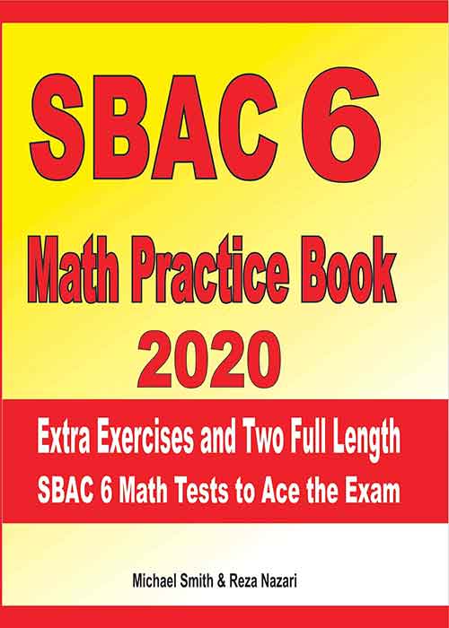 SBAC 6 Math Practice Test