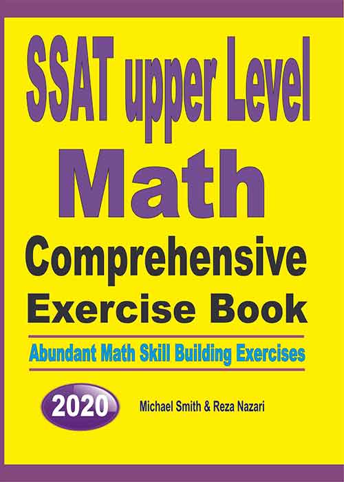 SSAT upper 8 Math Comprehensive