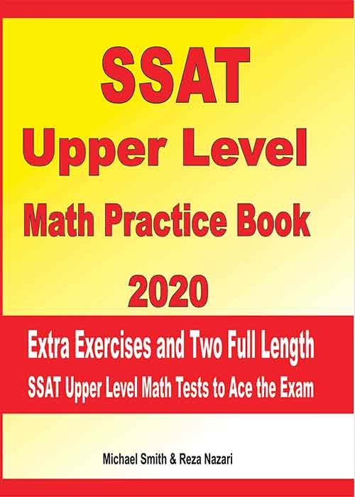 SSAT upper Math Practice Test