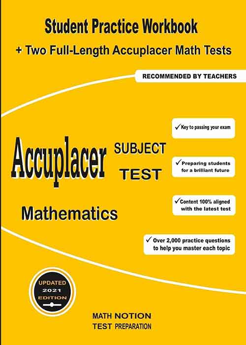 Accuplacer Subject Test