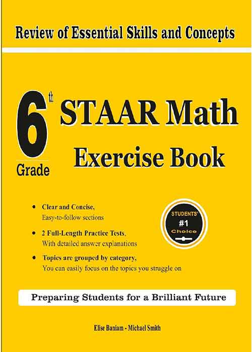 STAAR Math Exercise G-6 page