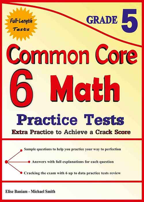 6 Common Core Test Grade 5 page