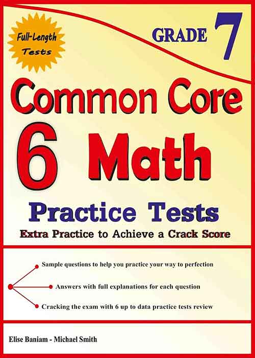 6 Common Core Test Grade 7 page