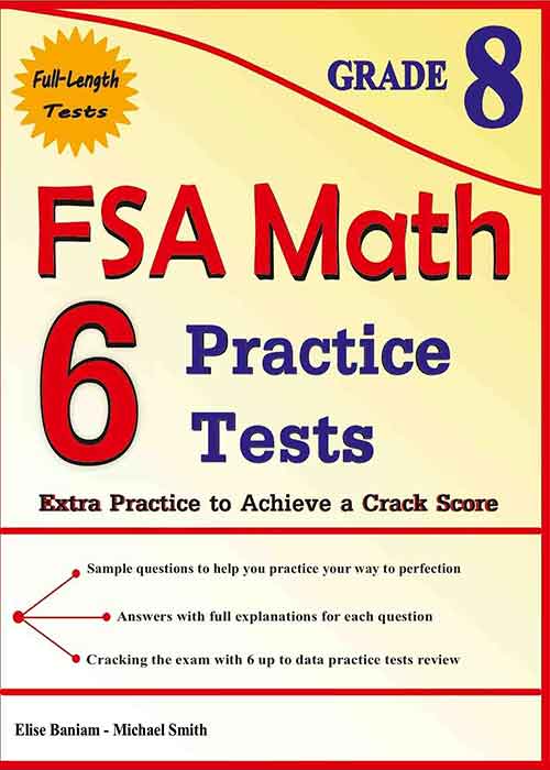6 FSA Test Grade 8 page