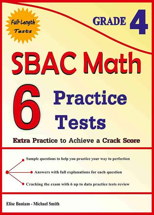 6 SBAC Test Grade 4 page