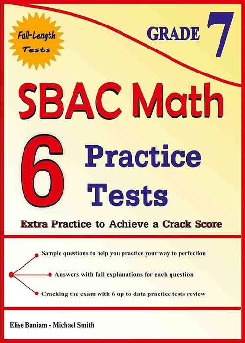 6 SBAC Test Grade 7 page