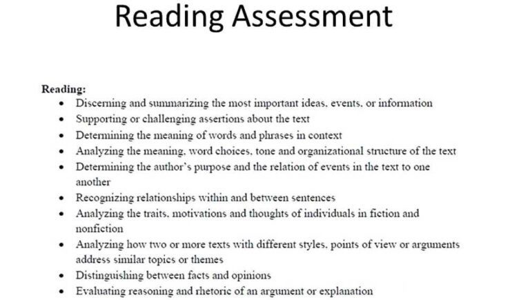pert reading practice