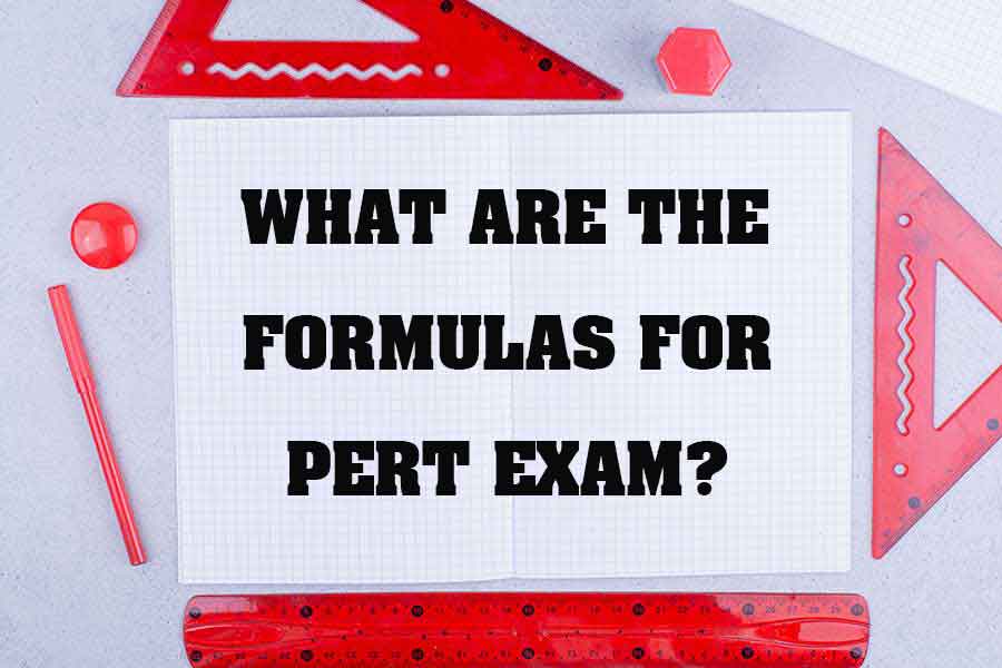 What are the formulas for PERT