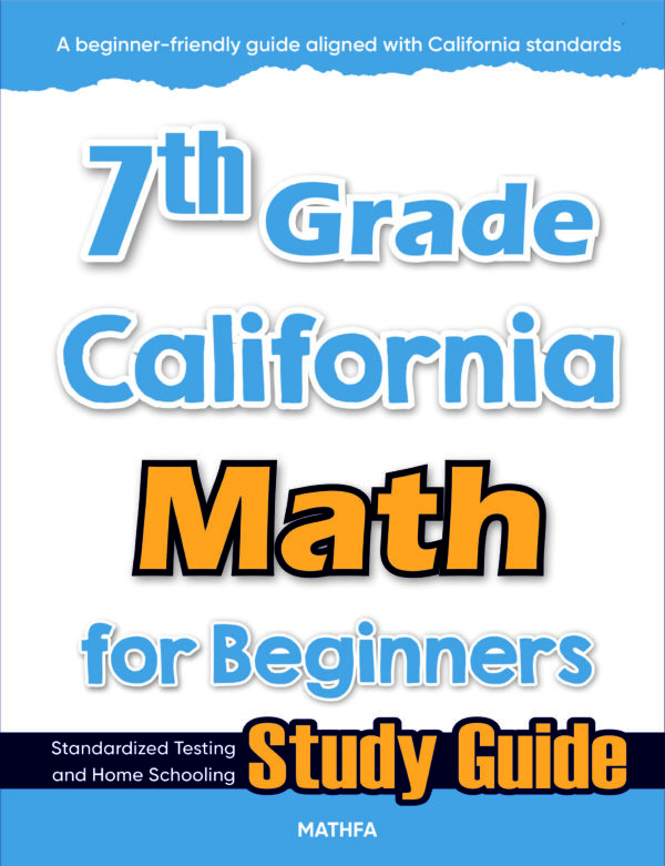 Math Notion Cover 7th Grade California Math Practice Workbook - CAASPP | Math Notion