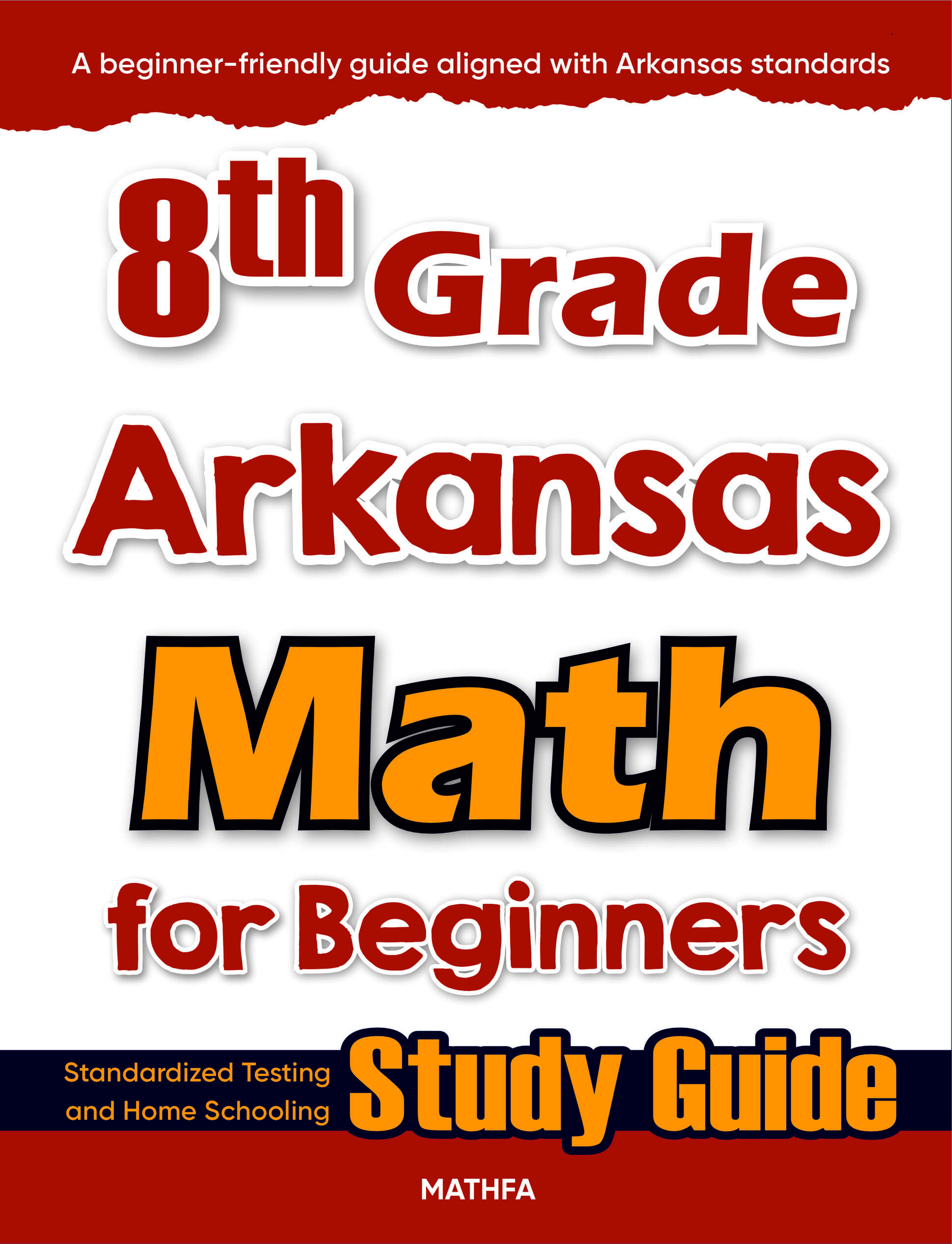 8th Grade Arkansas Math cover 8th Grade Arkansas Math for Beginners - Image 1