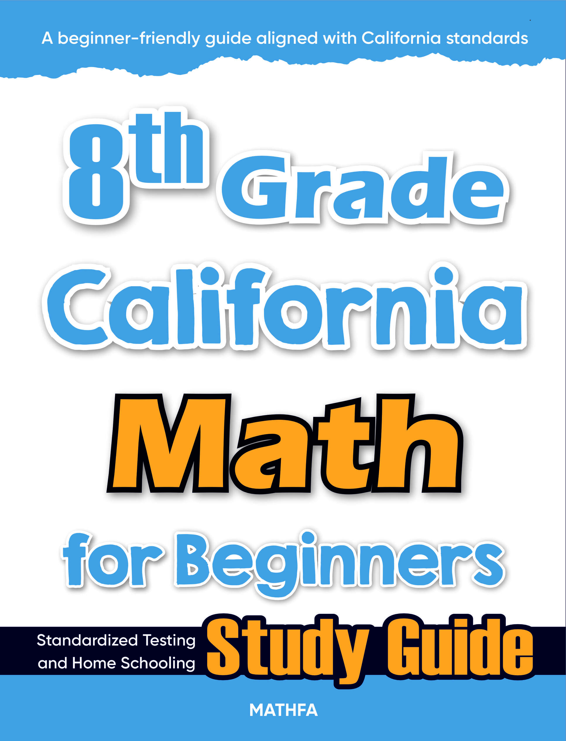 8th Grade California Math cover 8th Grade California Math for Beginners - Image 1