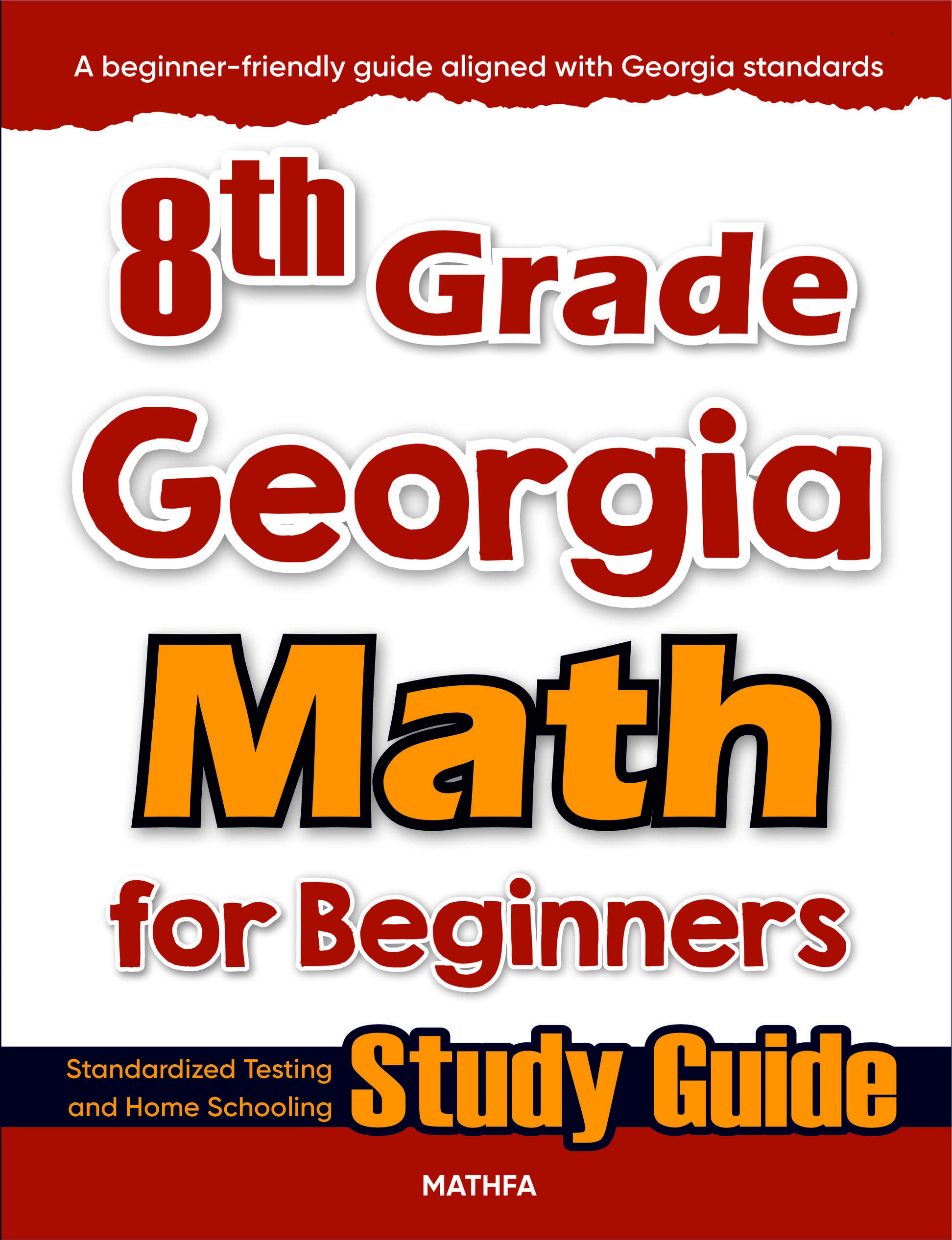 8th Grade Georgia Math cover 8th Grade Georgia Math for Beginners - Image 1