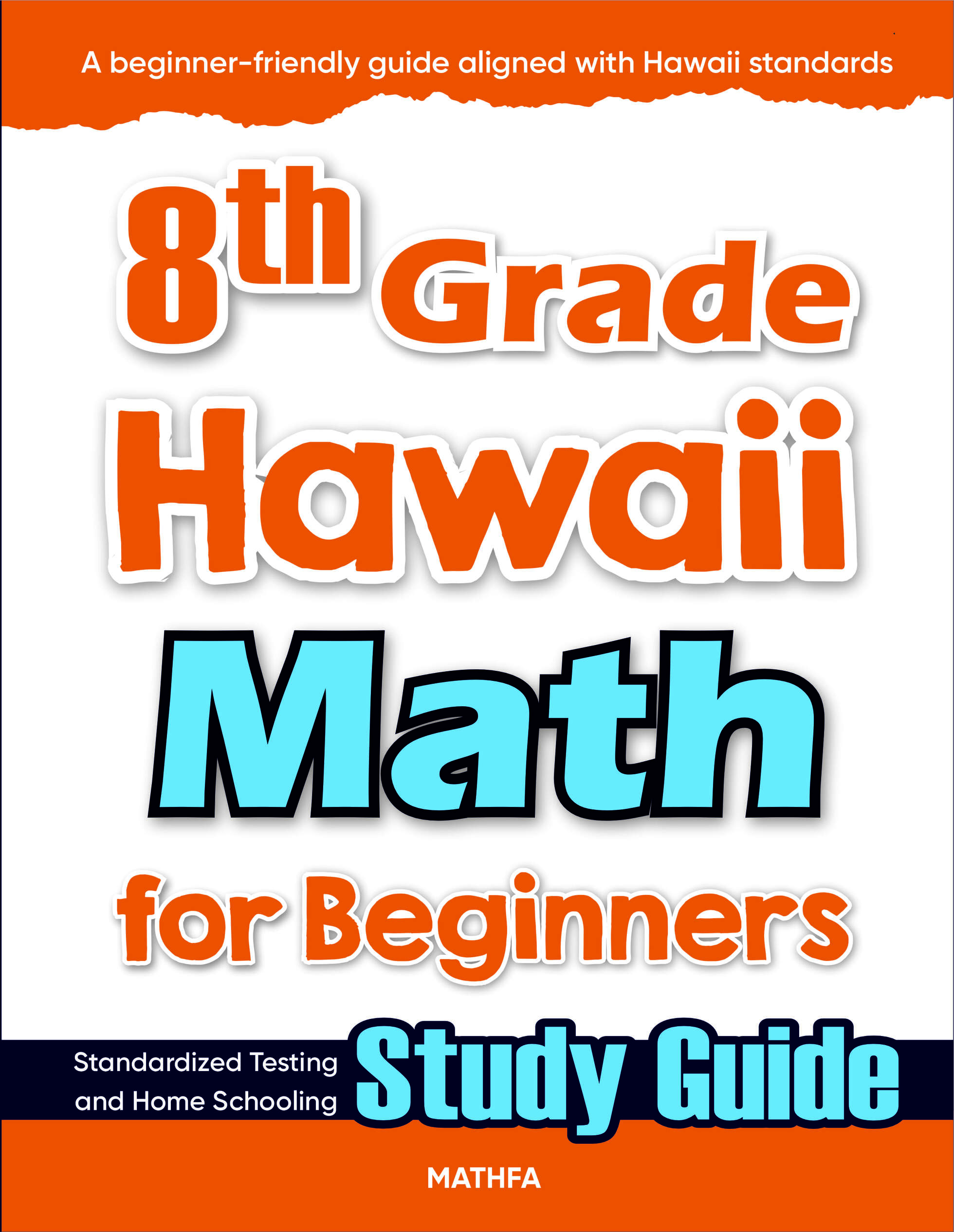 8th Grade Hawaii Math cover 8th Grade Hawaii Math for Beginners - Image 1