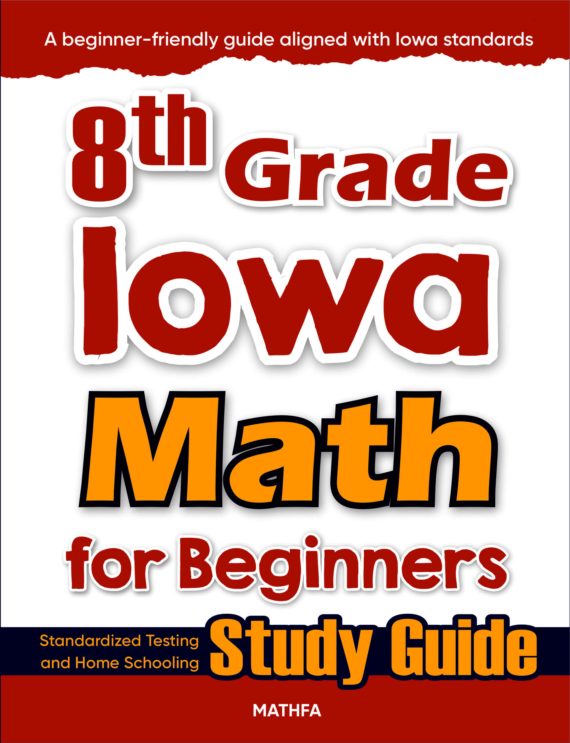 8th Grade Iowa Math cover 8th Grade Iowa Math for Beginners - Image 1