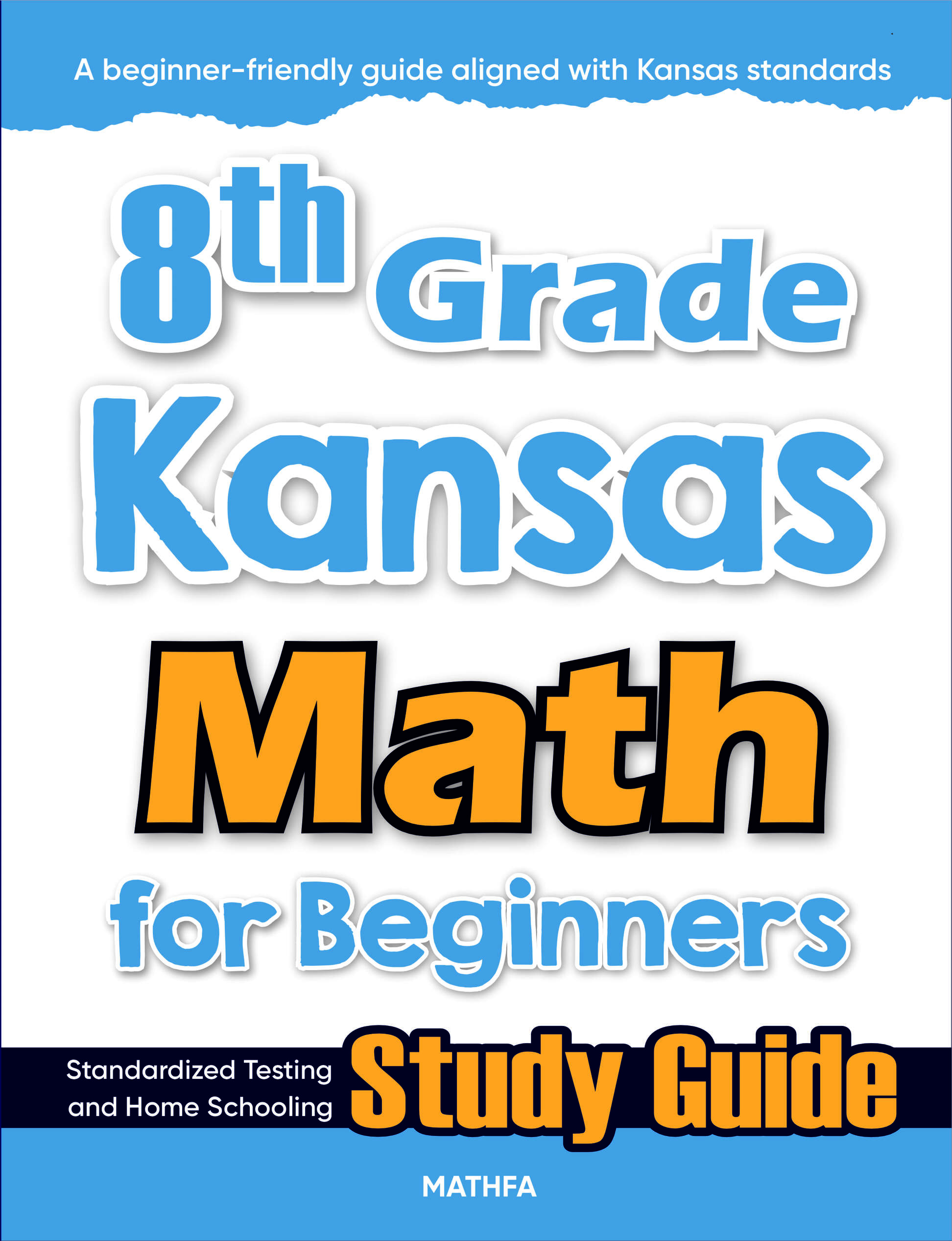 8th Grade Kansas Math cover 8th Grade Kansas Math for Beginners - Image 1