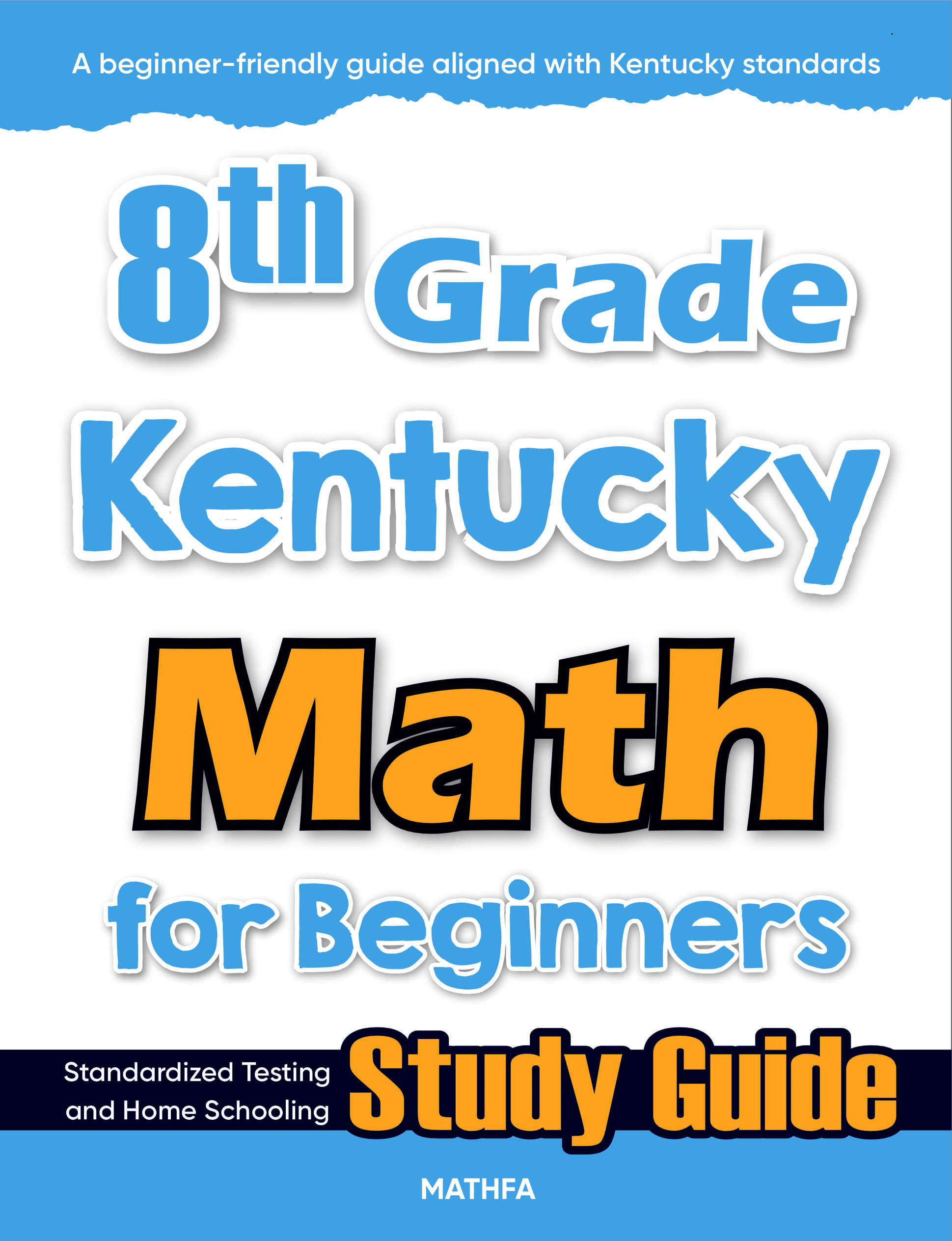 8th Grade Kentucky Math cover 8th Grade Kentucky Math for Beginners - Image 1