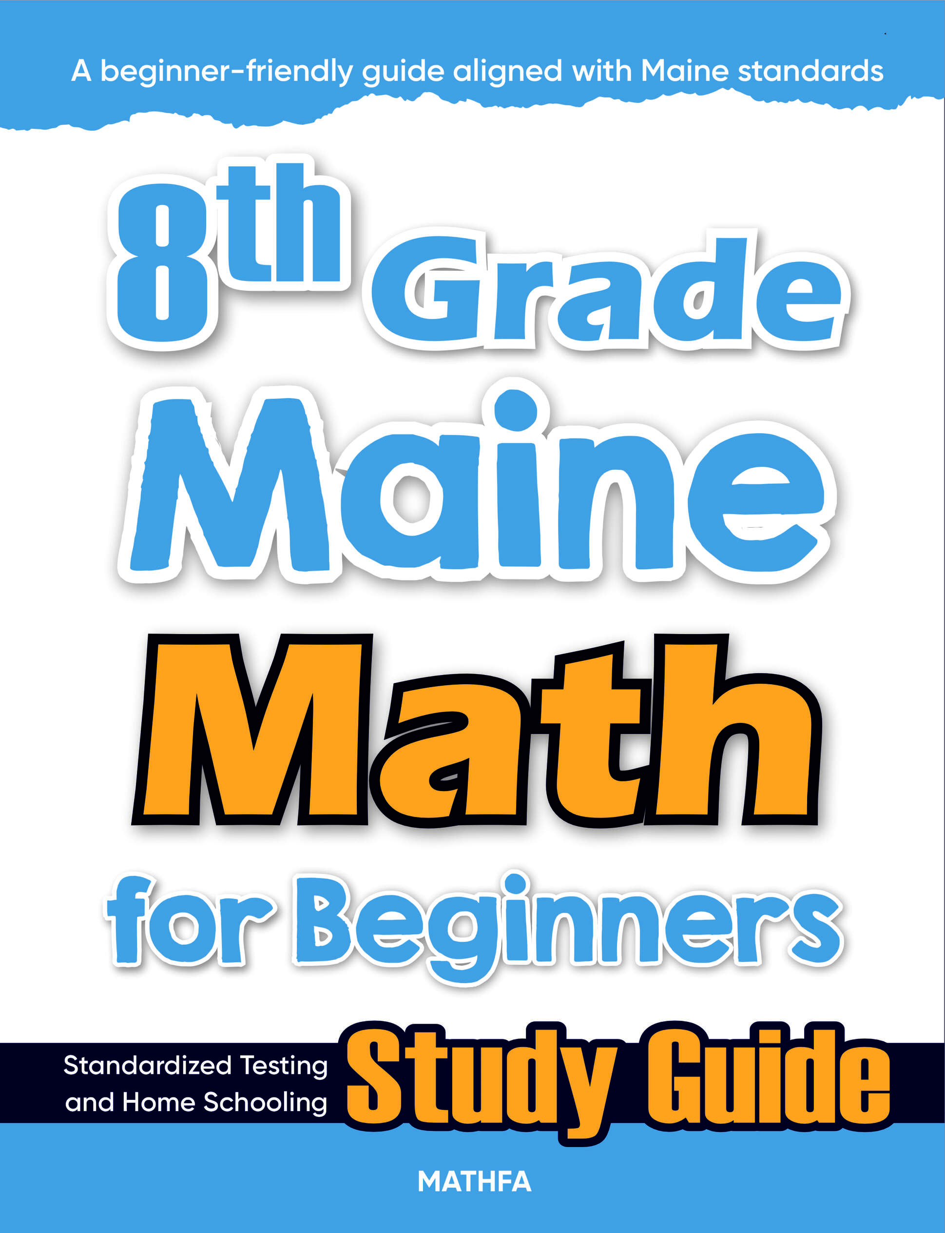 8th Grade Maine Math cover 8th Grade Maine Math for Beginners - Image 1