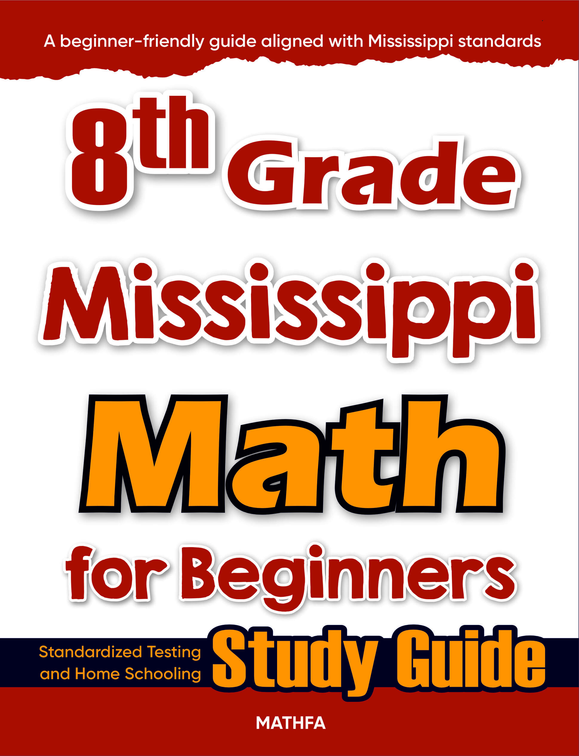 8th Grade Mississippi Math cover 8th Grade Mississippi Math for Beginners - Image 1
