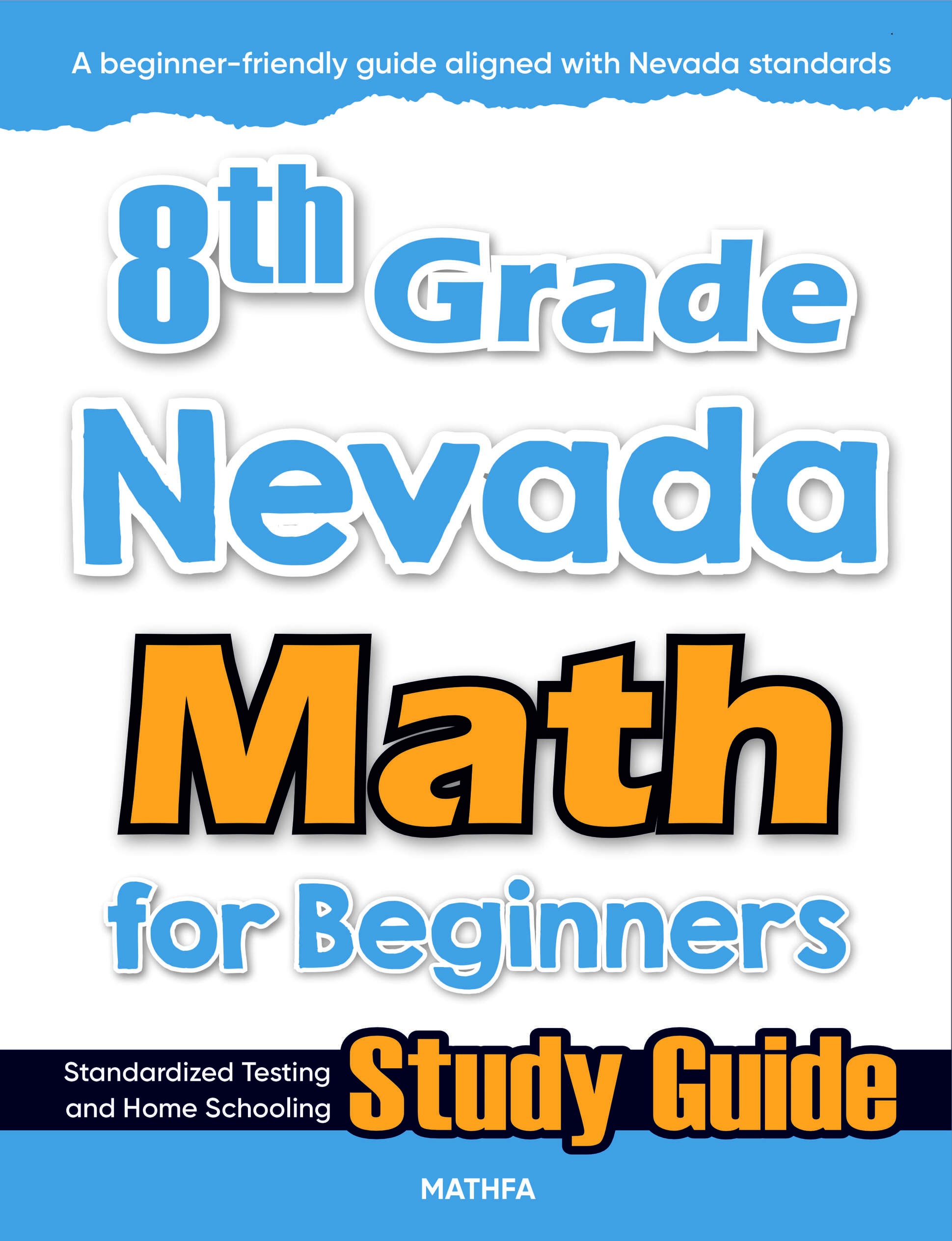 8th Grade Nevada Math cover 8th Grade Nevada Math for Beginners - Image 1