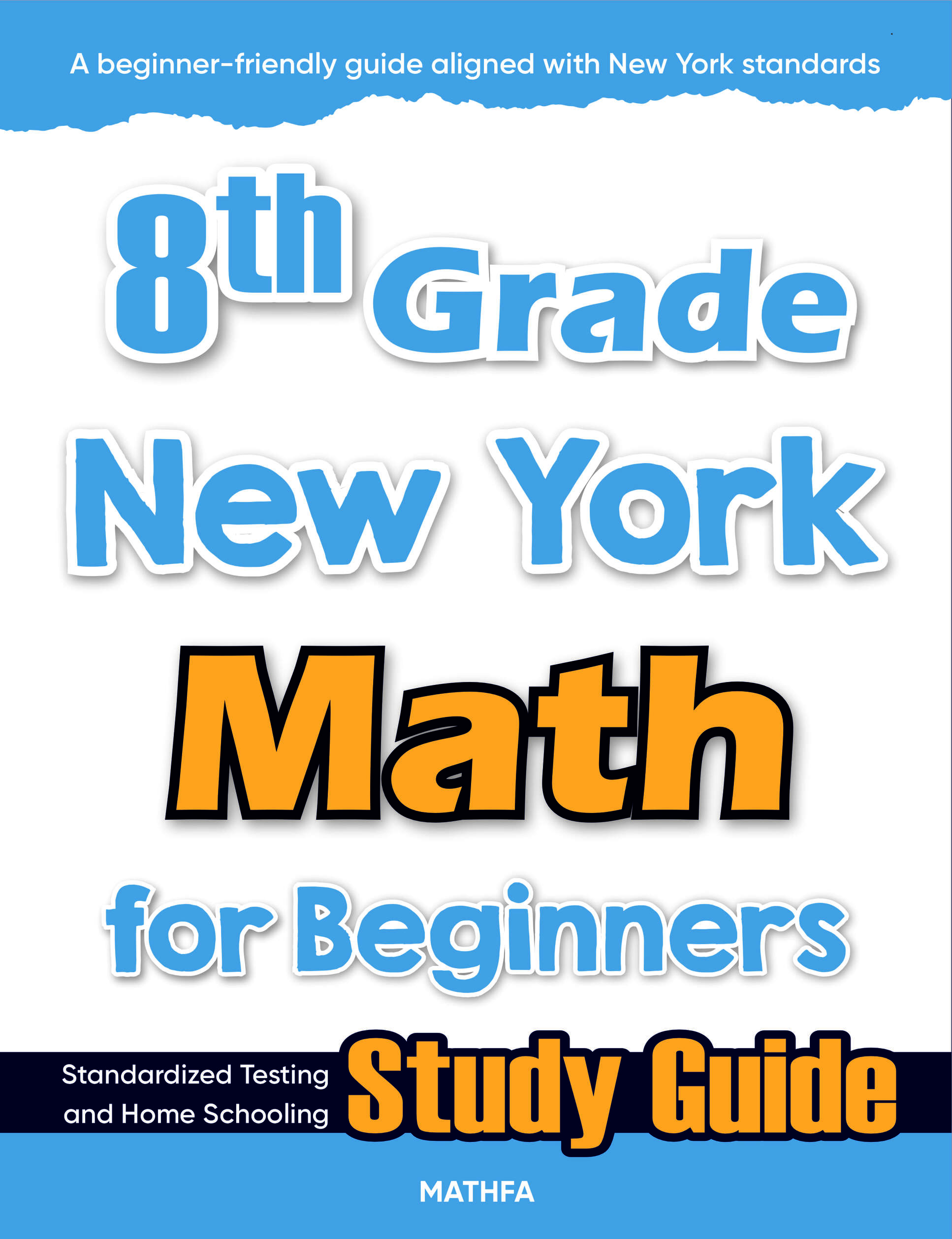 8th Grade New York Math cover 8th Grade New York Math for Beginners - Image 1