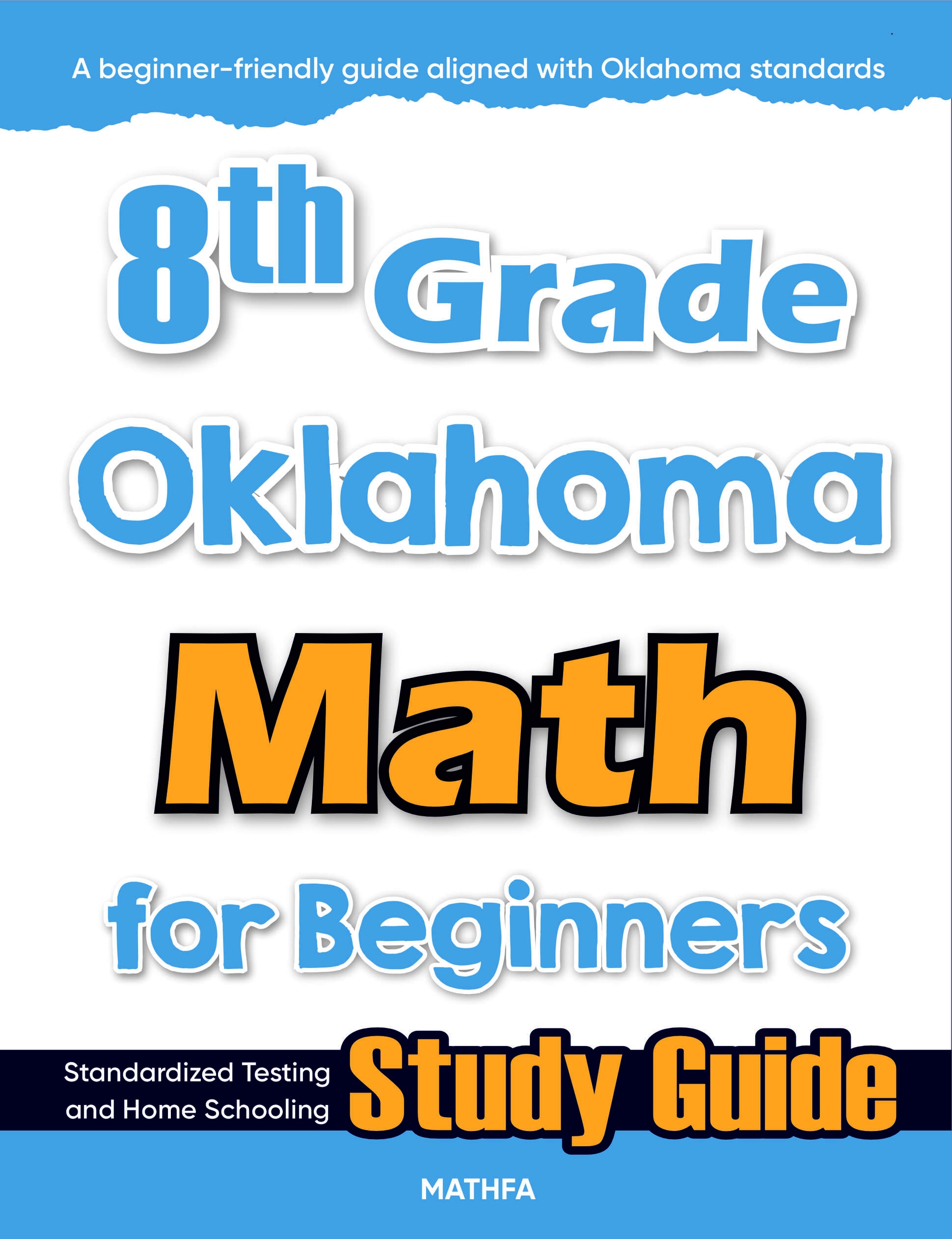 8th Grade Oklahoma Math cover 8th Grade Oklahoma Math for Beginners - Image 1