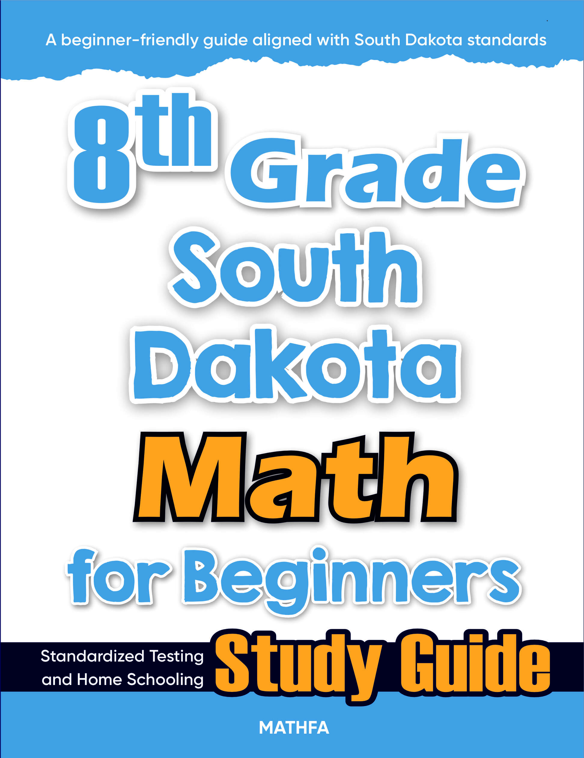 8th Grade South Dakota Math cover 8th Grade South Dakota Math for Beginners - Image 1