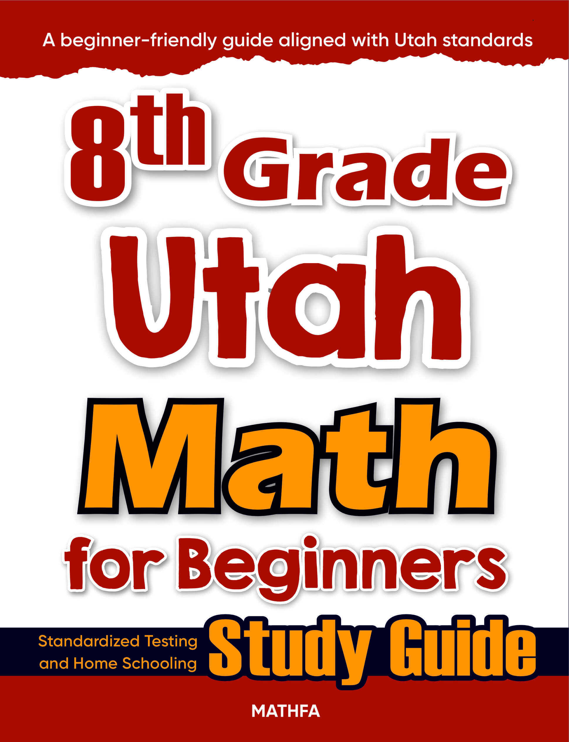 8th Grade Utah Math cover 8th Grade Utah Math for Beginners - Image 1