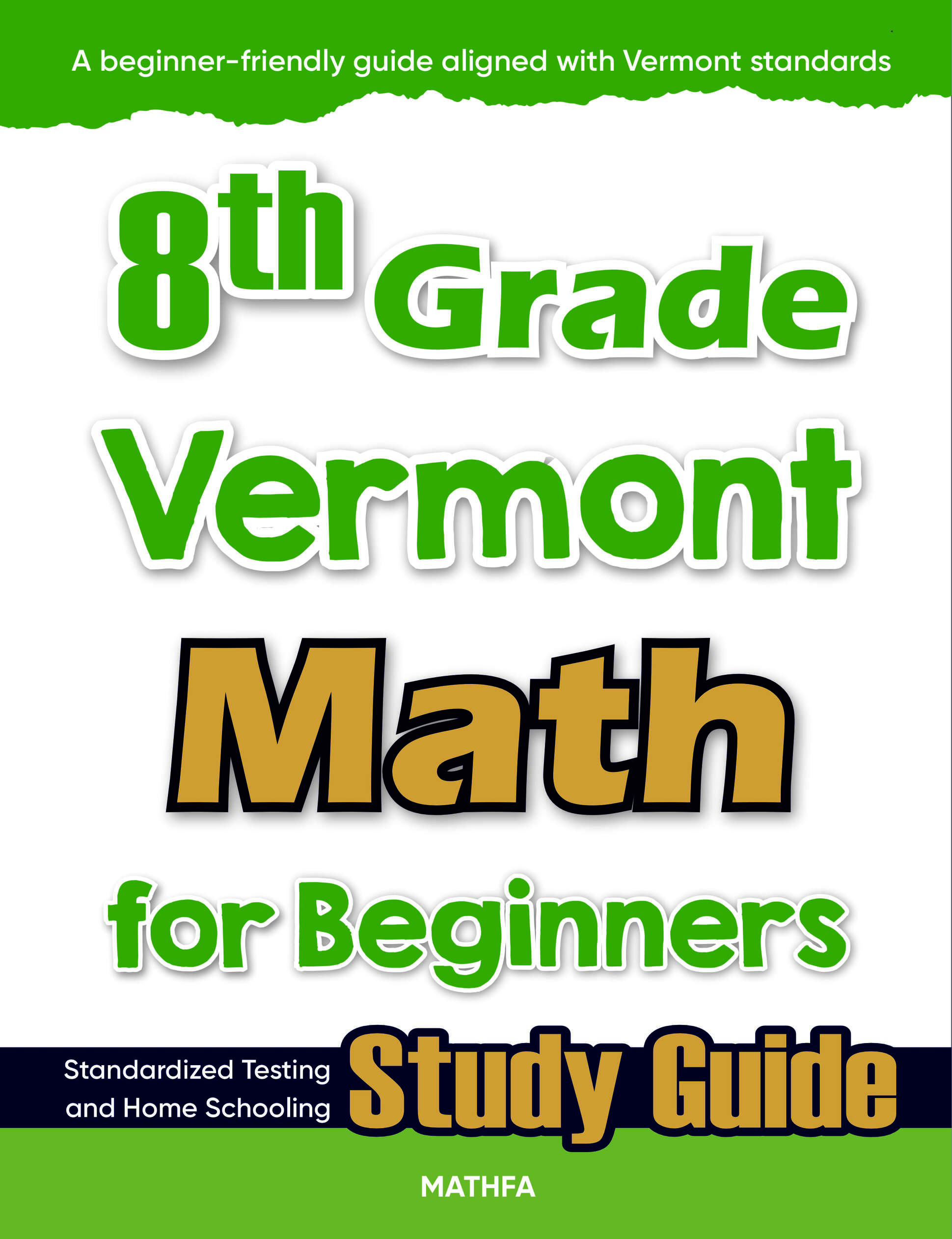 How to Help Your 6th Grade Student Prepare for the Vermont VTCAP Math Test 12 8th Grade Vermont Math cover