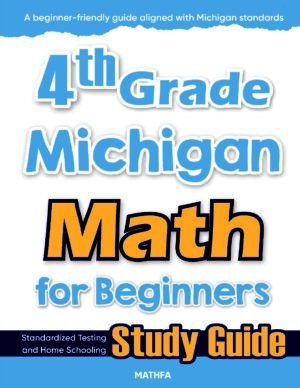 4th Grade Michigan Math — printable practice worksheets, answer keys