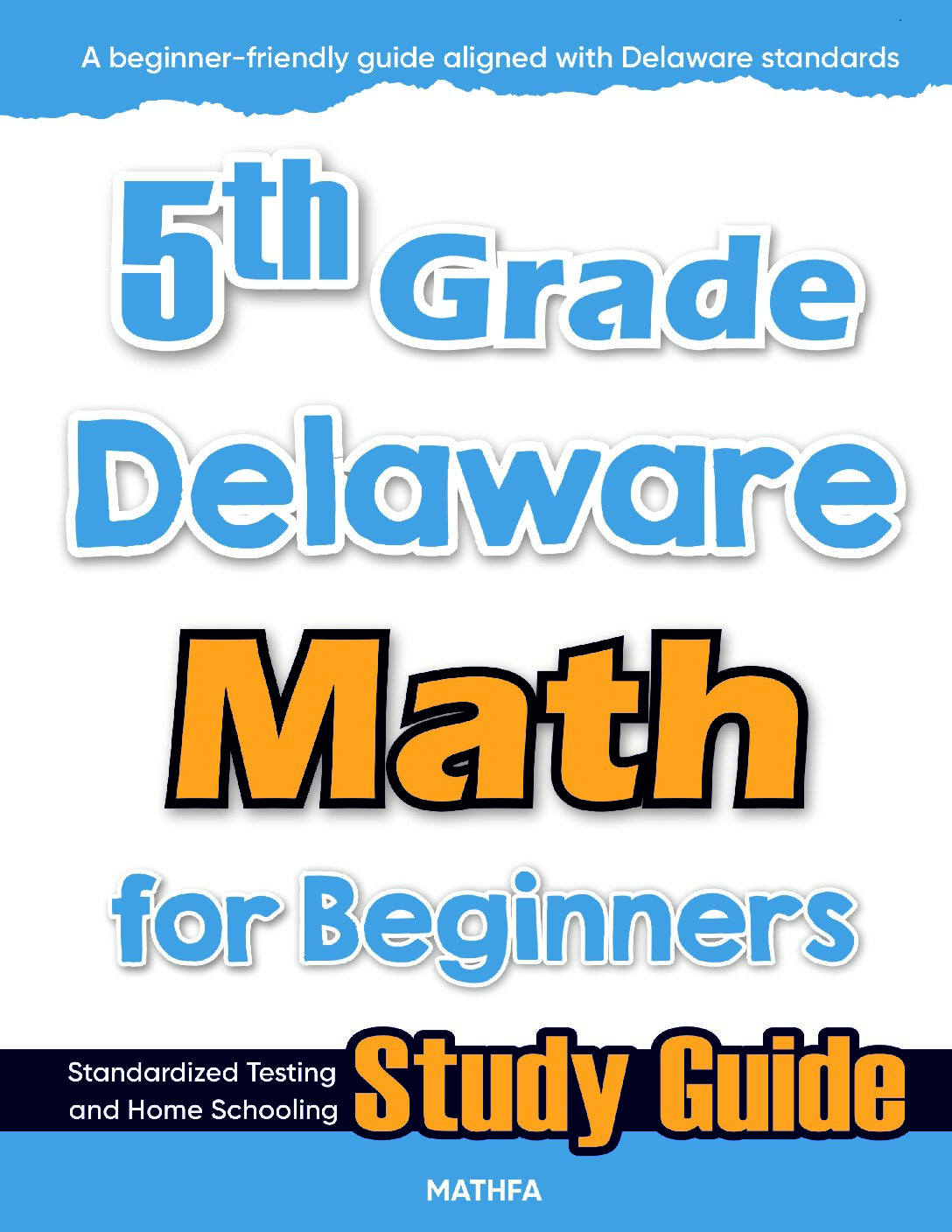 5th-Grade-Delaware-Math-for-Beginners-cover 5th Grade Delaware Math — printable practice worksheets, answer keys