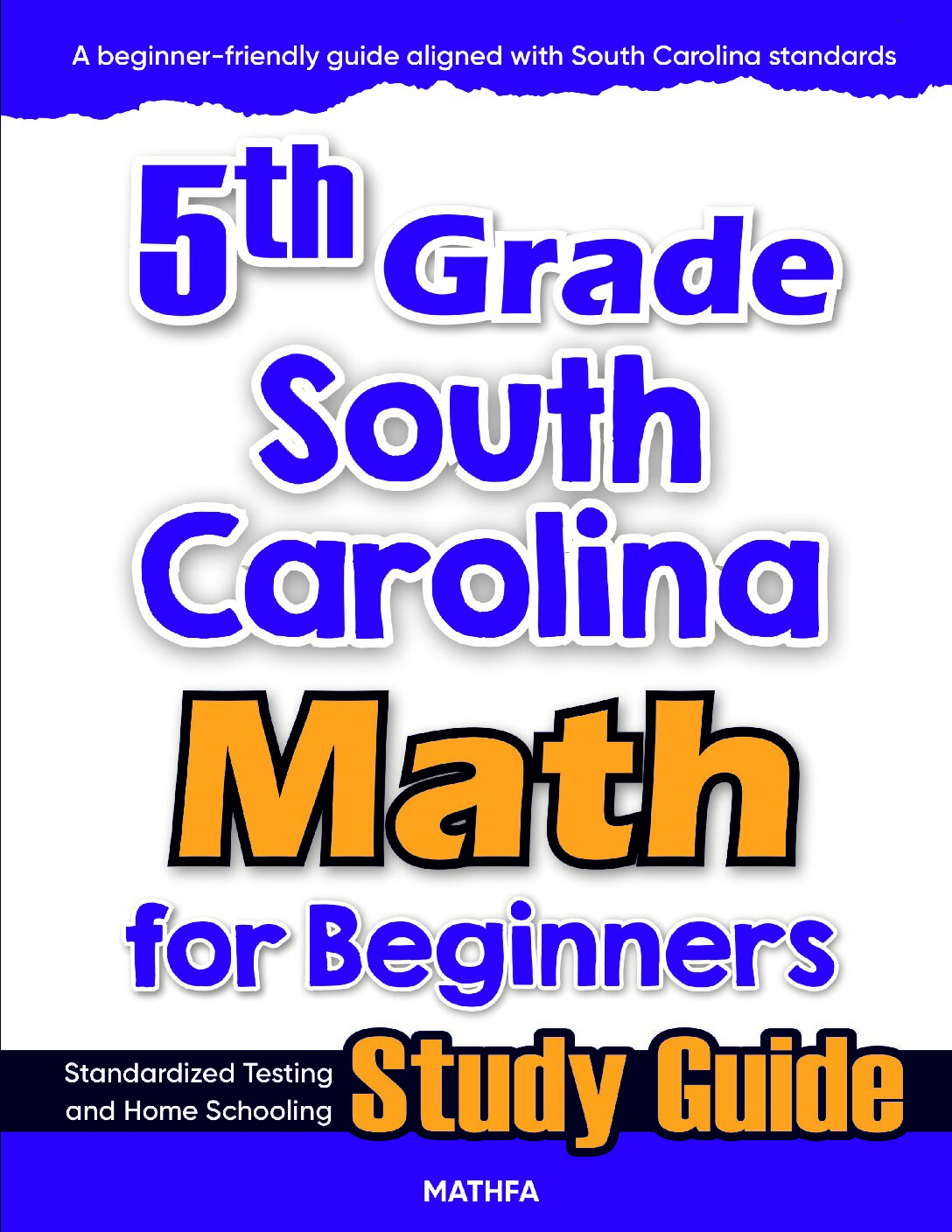 5th-Grade-South-Carolina-Math-for-Beginners-cover 5th Grade South Carolina Math — printable practice worksheets, answer keys