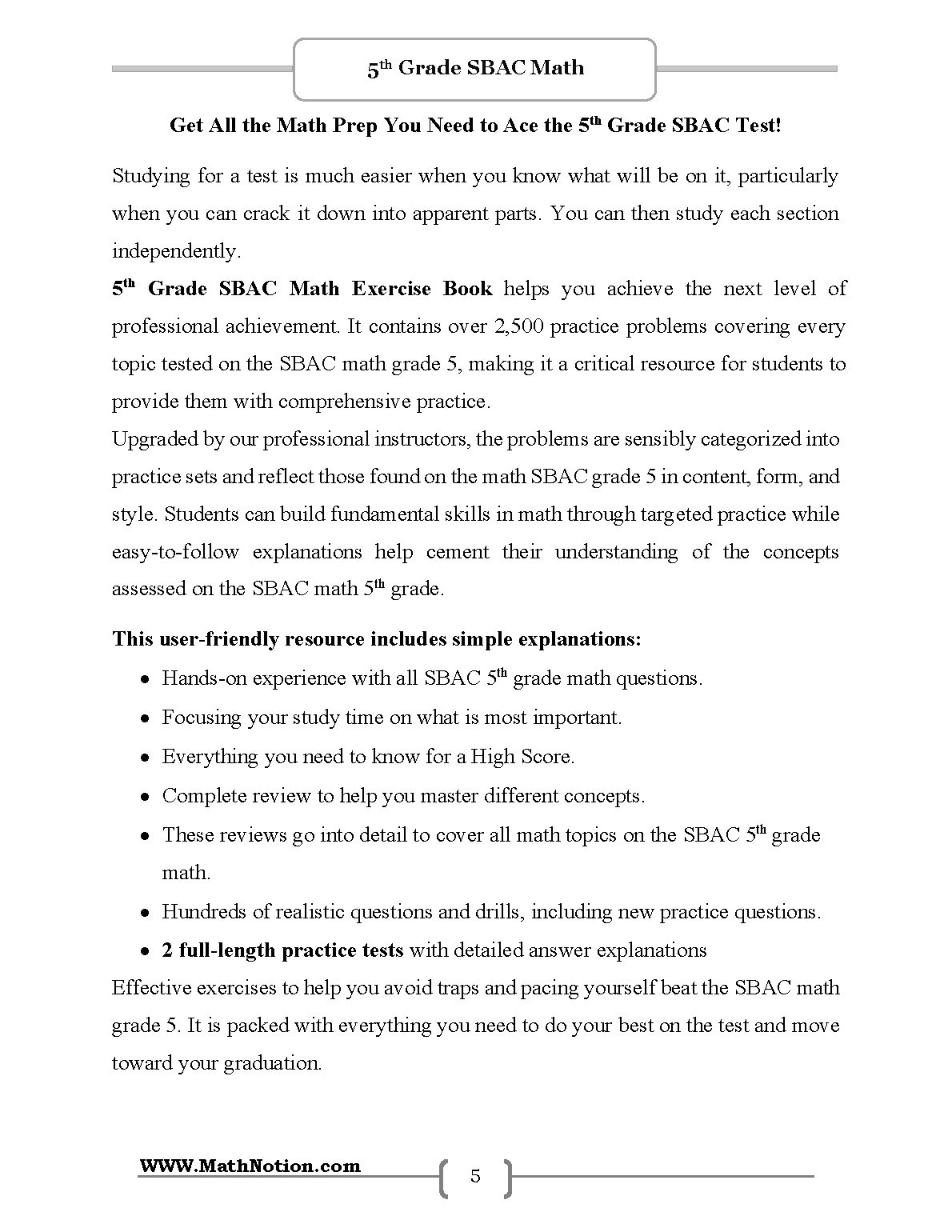 Book preview page