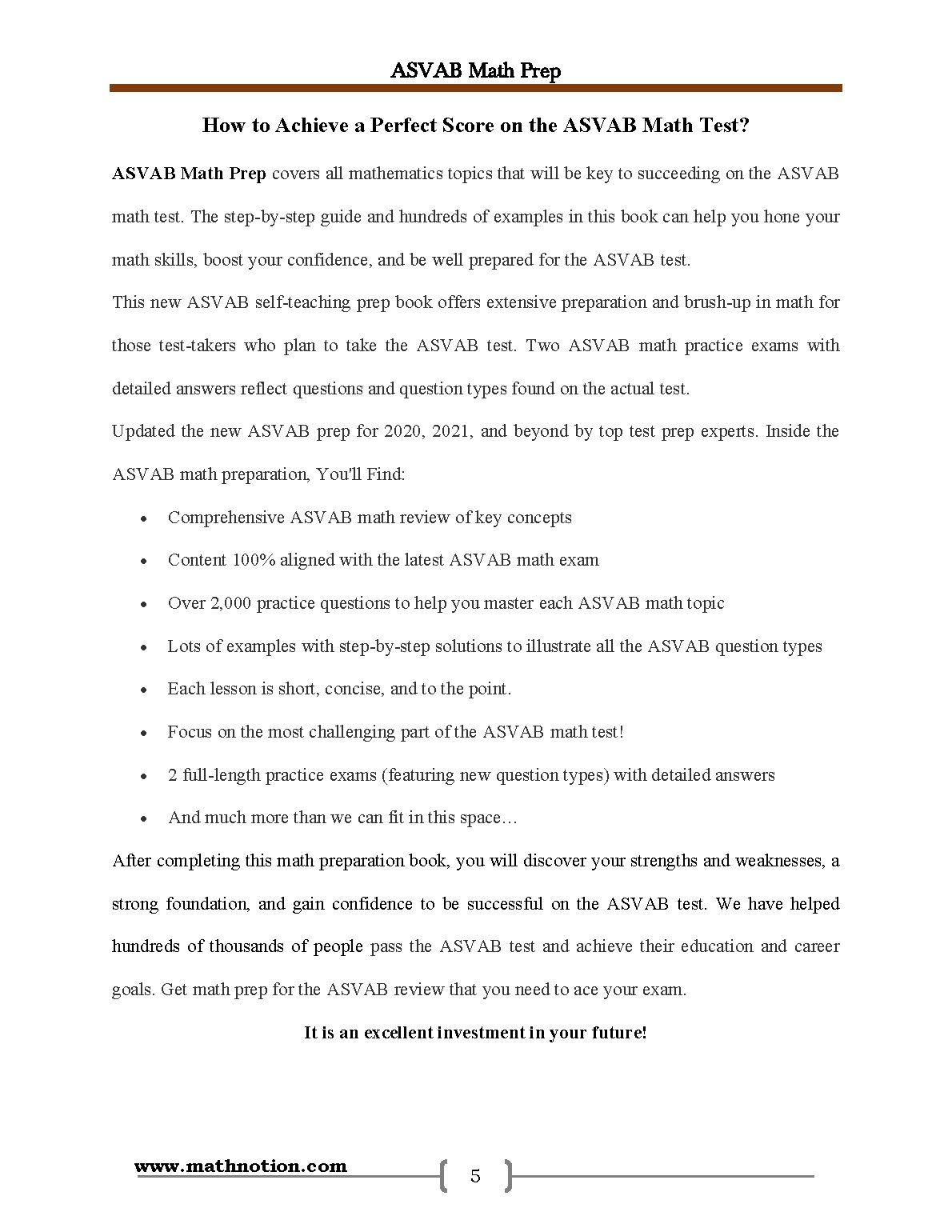 Book preview page