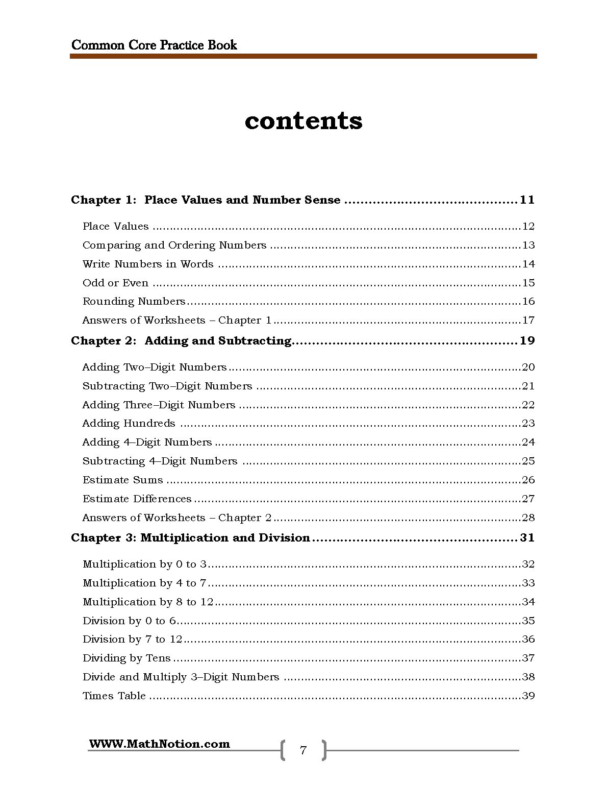 Book preview page
