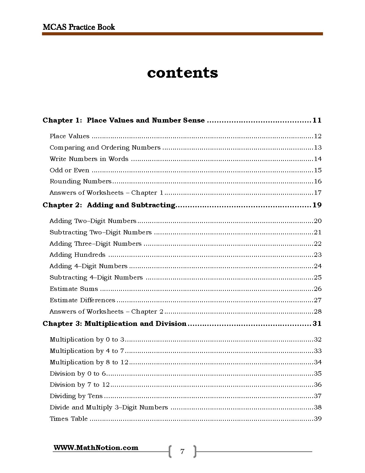 Book preview page