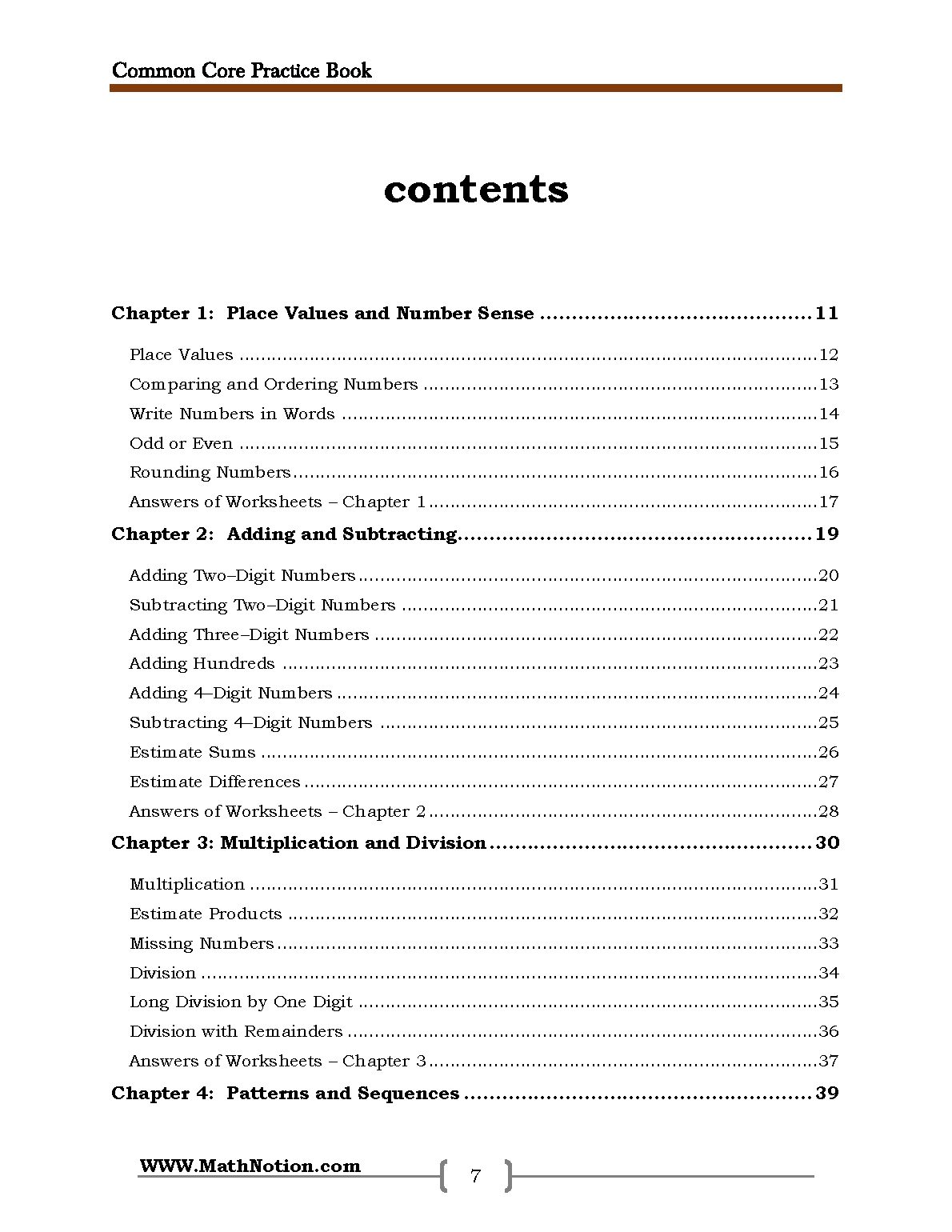 Book preview page