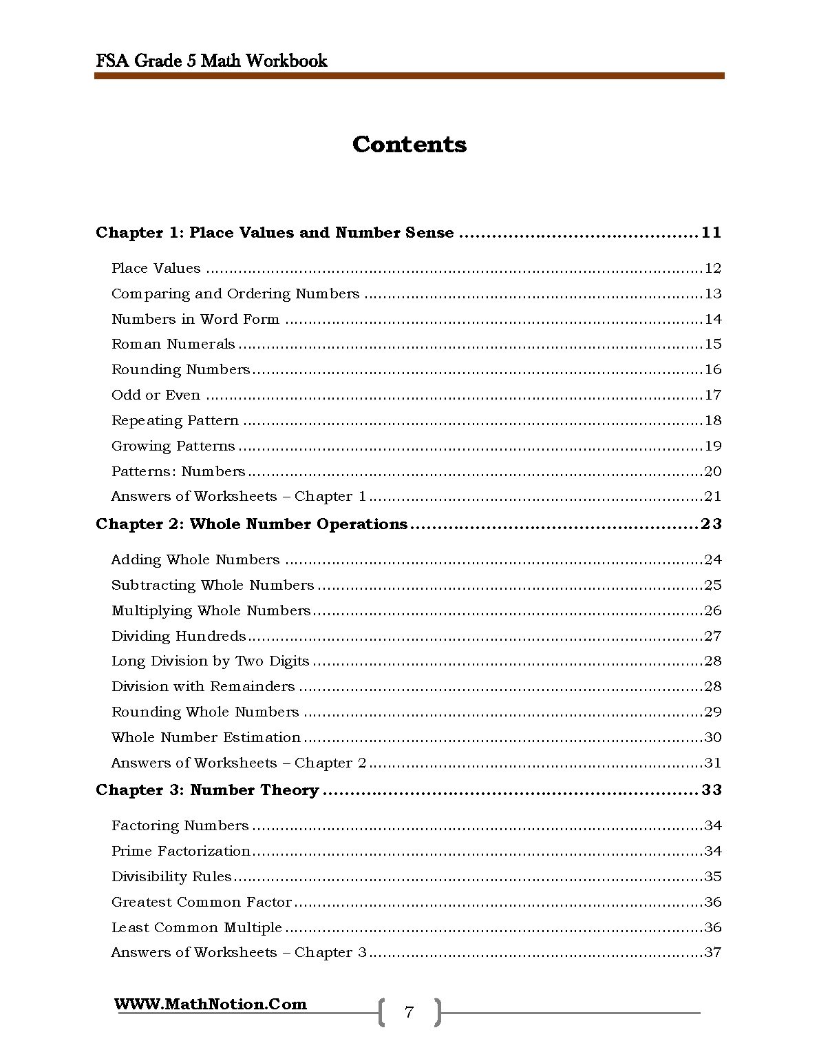 Book preview page