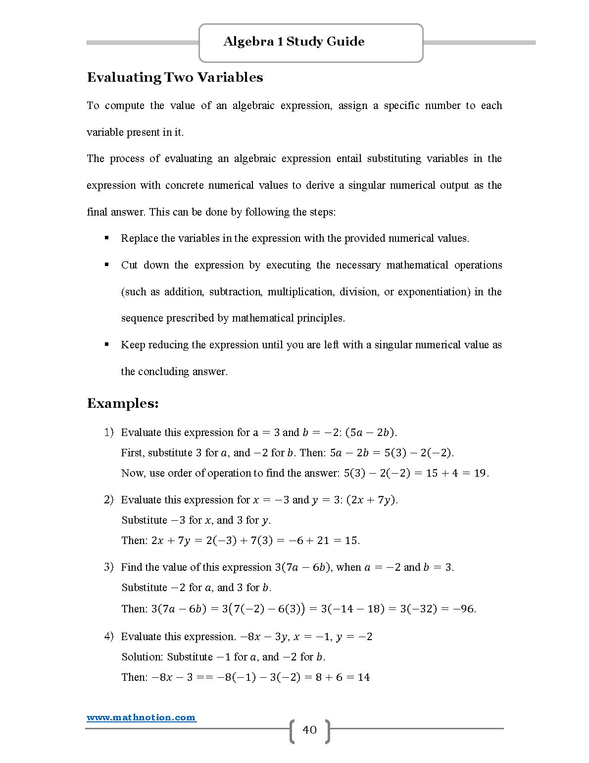 Book preview page