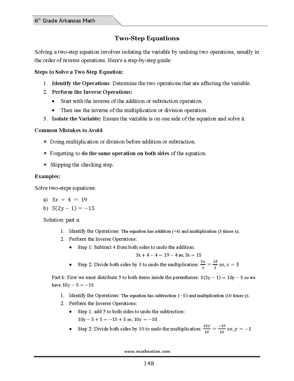 Book preview page