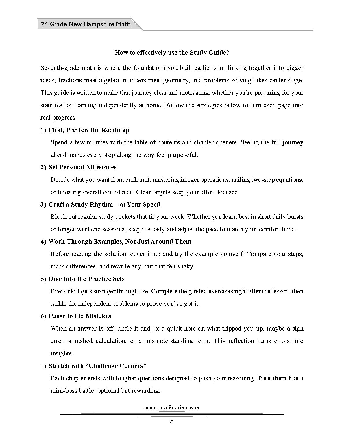 Book preview page