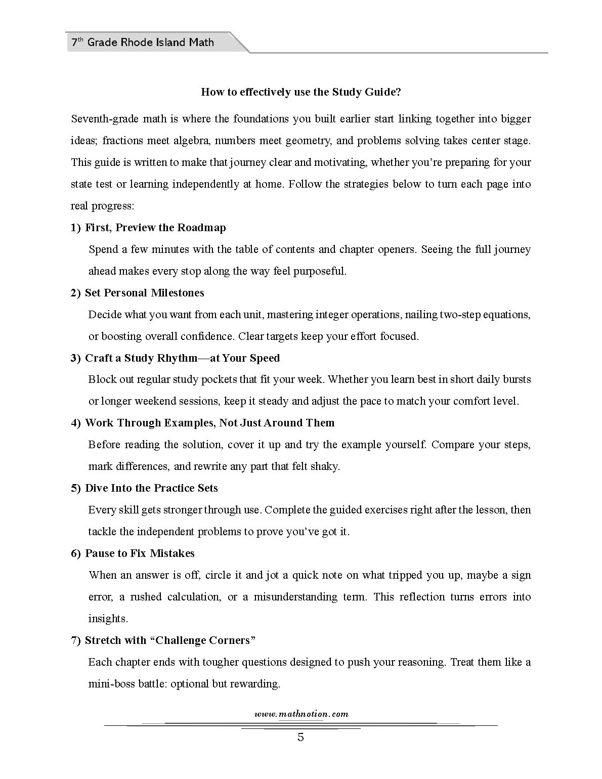 Book preview page
