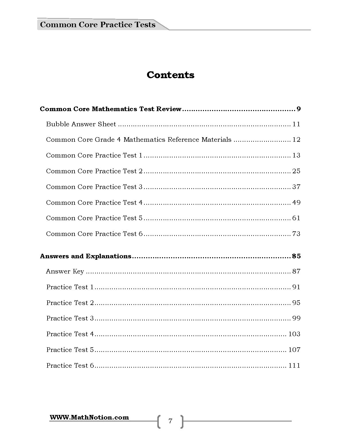 Book preview page
