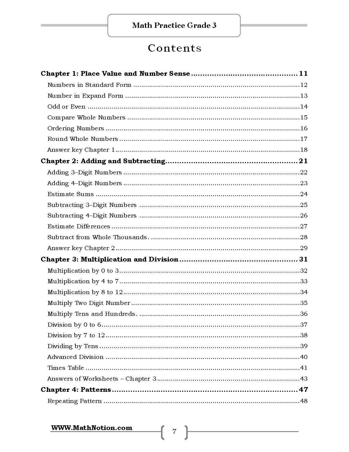 Book preview page