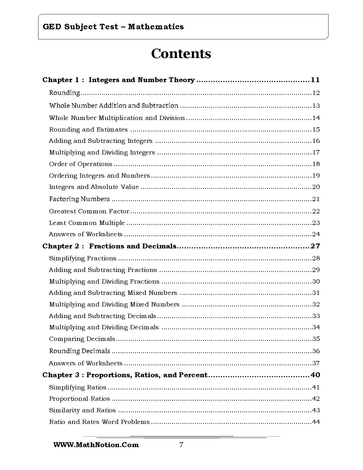 Book preview page