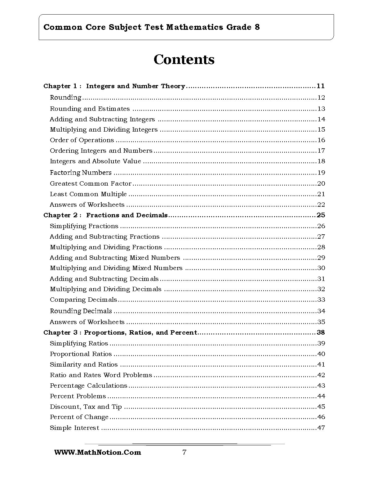 Book preview page