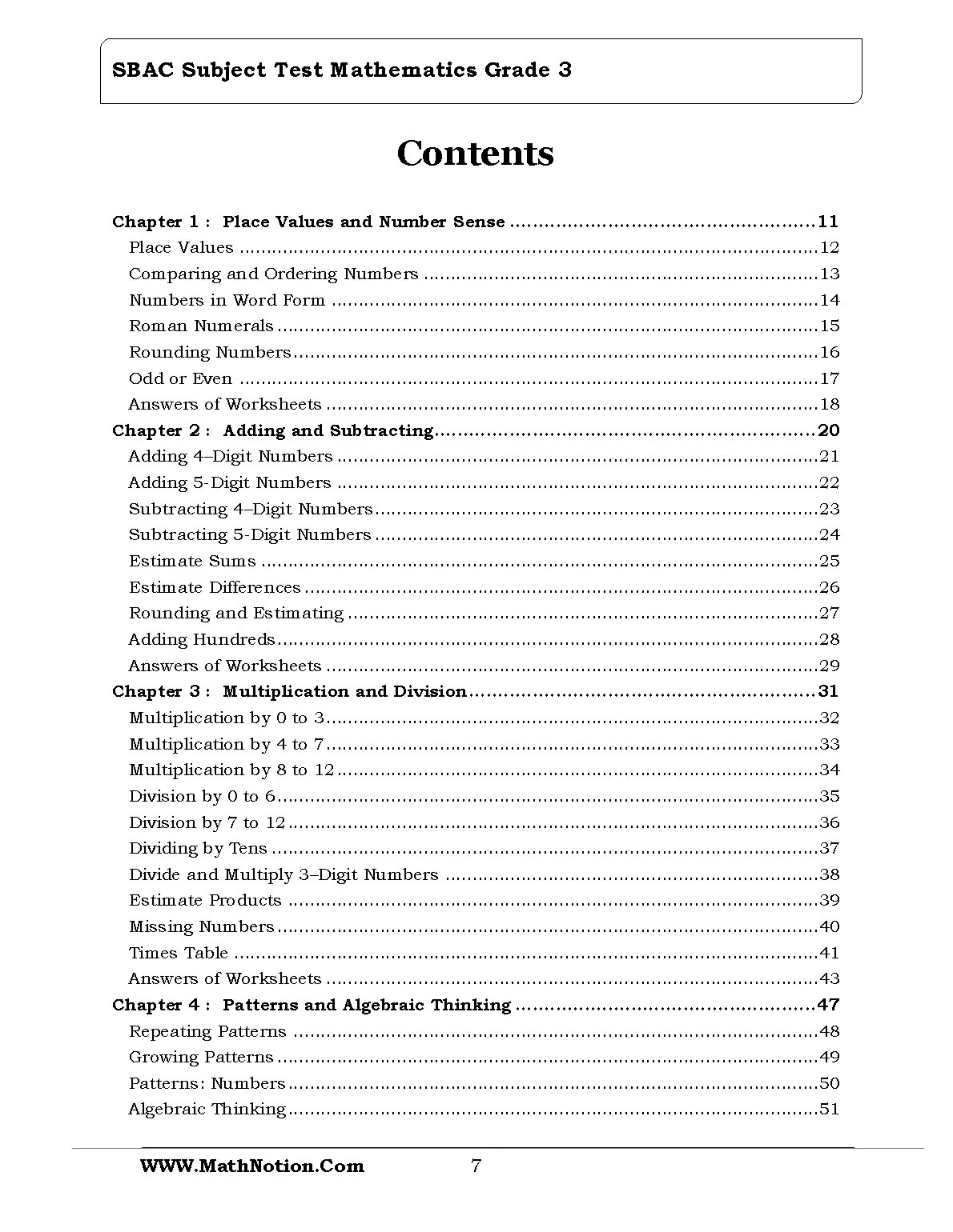 Book preview page