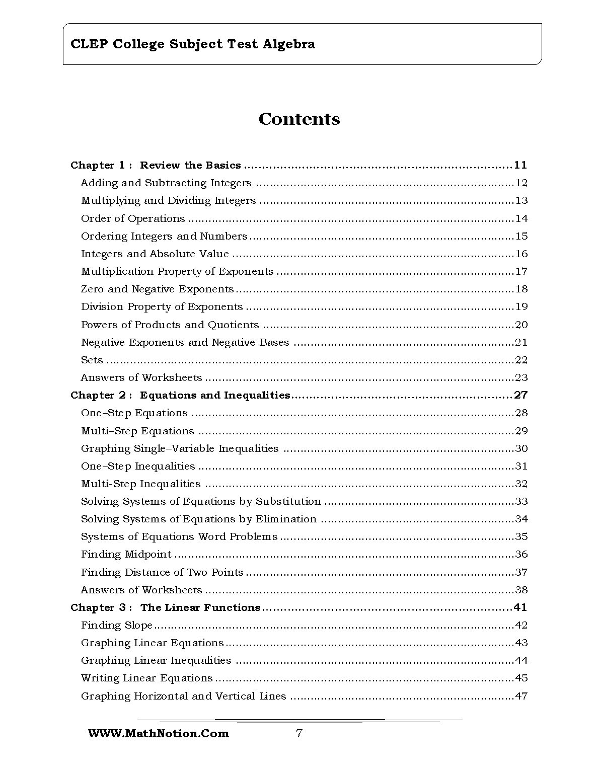 Book preview page