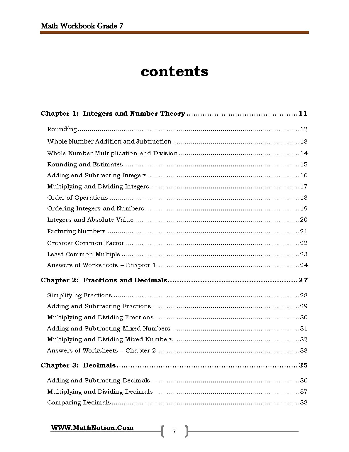 Book preview page